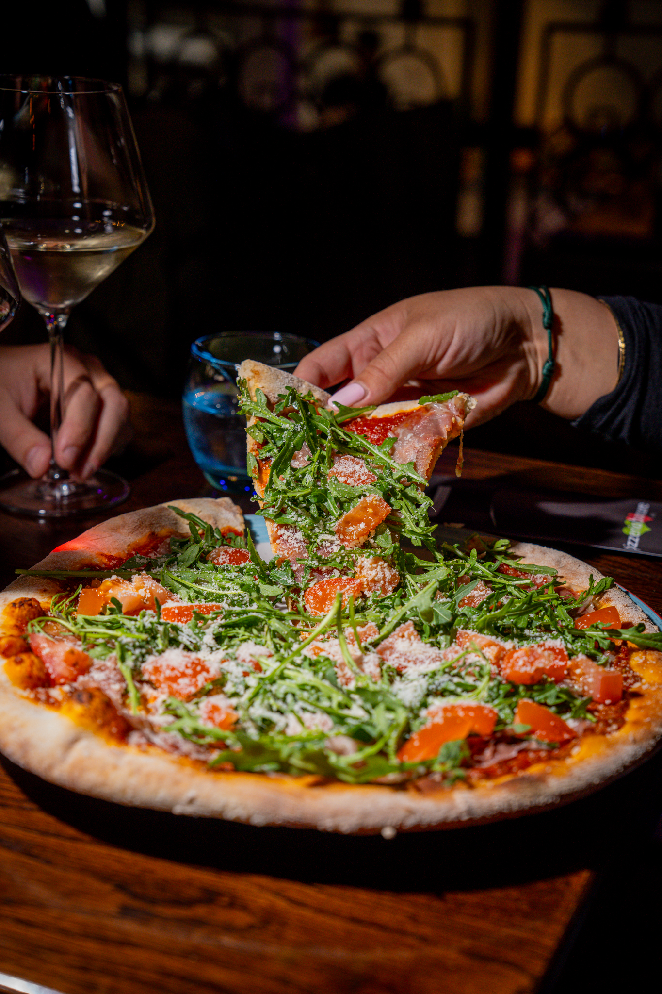 Bella Italia pizza met parmaham en rucola